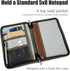 Field Notes Notebook Cover for 6.7 X 9.8 Inch with A5 Journal Cover, Zipper Pocket Planner for Pen Holder, Waterproof