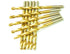 DRILLFORCE 10 PCS, 1/4" x 4" Titanium Coated Twist Drill Bits, Pack in Plastic Bag