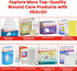4x4 100 Packed HEALQU Gauze Pads Non-Woven - - Box of Sterile Individually Gauze Sponges - Super Absorbent Surgical