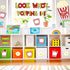 Whaline 77Pcs Popcorn Cut-Outs with 100Pcs Glue Points for DIY Craft Art School Home Party Favor Bulletin Board Decor