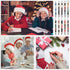 Jetec 100 Set Christmas Nutcracker Gifts, King and Soldier Nutcracker Ballpoint Pen with Have a Nutty Christmas Card