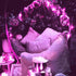 JMEXSUSS 2 Pack Pink Solar Christmas Lights - 33ft 100 LED Waterproof String Lights for Outdoor Decorations