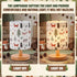 VIHOSE Woodland Animals Kids Table Lamp for Bedroom Kids Bedside Lamp with Linen Wooden Nightstand Cartoon Nursery