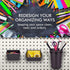 G.CORE 12 Pack Pegboard Bins with Hooks, Black Bin Set for Peg Board Organizer Accessories, Tool Storage
