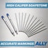 ALLY Tools Two Round Soapstone Holder with 14 Quality Round Soapstone Pens for Welders
