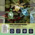 10ft 30LED JASHIKA Beach Theme Sea Turtle Fairy Lights Marine Life Waterproof Battery Operated String Lights Indoor