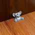 Set 10 of Detachable Blue Zinc Alloy Corner Brackets for Right Angle Support