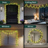 Generic 6.56FT 3 (2 Pack) Battery Powered(Pre-Installed) Leaf String Lights with Auto Timer, Fake Vines with Fairy