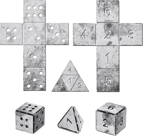 3 Pieces Dice Welding Kit, Mild Steel Triangle Plate for Beginners, DIY Welding Equipment, 3 Styles (1.5 Inch)