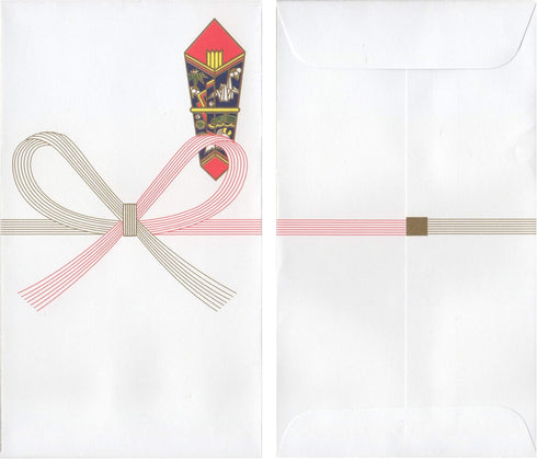 Otoshidama Pochi Money Envelopes for Cash, Japanese Tradition Small Size Envelope Mini Kinpu (Pack of 1)