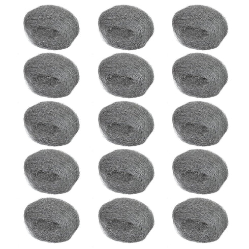 15PCS 150 Feet Steel Wool Fill Fabric DIY Kit for Mice Control, Coarse Wire Wool Hardware Cloth