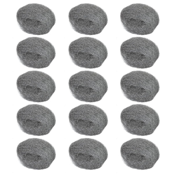 15PCS 150 Feet Steel Wool Fill Fabric DIY Kit for Mice Control, Coarse Wire Wool Hardware Cloth