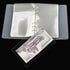 Ettonsun Thickened 100 Pocket Dollar Bill Holders for Collectors, Small Size Currency Storage Album Holder for Travel