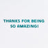 Clergy Appreciation Thank You Card - Blessings of Heaven