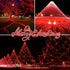 100LIGHTS 5.98m Set RED Extra-Bright with End Connectors Christmas Decorative Lights UL Certified Mini String Light