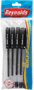Reynolds Jiffy 0.5mm Needle Point Gel Pens, Black Ink, Pack of 40 (Ship From India)