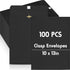 Geyee 100 Pcs Clasp Manilla Envelopes - Gummed Mailing Envelopes for Storing or Mailing, 10 x 13 Inch