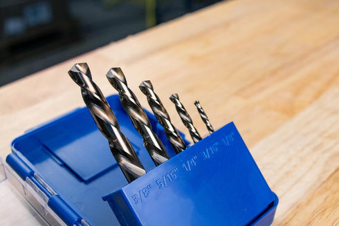 Century Drill & Tool 74124 Left Hand Drill, Splint Point Tips for Precise Drilling