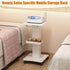 cdar Tray,3-Tier 4 70cm 35x38cm Salon Salon Rolling Cart Beauty Trolley with Silent Wheels & Brakes - ABS Beauty