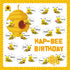 Bee Theme Birthday Bulletin Board Set with Cutouts, Supplies for Classroom, Blackboard, and School Decor