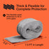 MaPorch Stainless Steel Wool Mouse Hole Filler, 2-Pack, 3.2 in x 7.5 ft, Flexible Rodent Defense with Gloves & Scissors