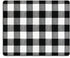 SSOIU Personalized Oblong Shaped Mouse Pad with Unique Black and White Buffalo Plaids Design