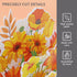 Diese-Klappkarten 3D 15cm 20cm (5-7/8" 7-7/8") Flower Pop Up Card - Flowers Bouquet Greeting Card for Birthday Mother's