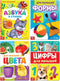 Set of 4 Mixed Educational Cardboard Russian Books 12+ - Learn to