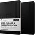 CRYO Crypto Seed Phrase Storage Notebook - Waterproof Stone Paper Book for Cryptocurrency Recovery Phrase Password