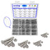 newlng M3 M4 M5 M6 Bolts and Nuts Assortment Kit, 320 PCS Metric 304 Stainless Steel Fasteners Set