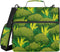 Fisyme Broccoli Pattern Zipper Binder 3 Ring with Zipper and Shoulder Strap Large