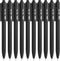 Mr. Pen Retractable Gel Pens, 10 Pack Black Ink, Fine Point 0.5mm, Aesthetic Pens for Journaling, Fast Dry