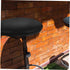 TOPPERFUN Rotating Stool Replacement Seat Cover Wear-Resistant Pu Round Cushion for Bar and Dining Use Soft Sponge