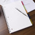 Koogel Hardcover Spiral Notebook with Tabs, 8.5x11inch, College Ruled Journals with Dividers, Perforated Edges, Purple