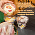 100 Pcs 8 OZ Clear Disposable Plastic Cups with Flat Lids for Parfaits, Drink, Yogurt, Soups, Salad, Fruit (With Holes)