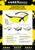 voltX 'CONSTRUCTOR' BIFOCAL Reading Safety Glasses (YELLOW +1.5 Dioptre) ANSI Z87.1+ & CE EN166F, certified/Cycling Sports Glasses includes safety cord + UV400 anti fog coated lens