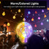 YCoisini 56FT 100 16 Outdoor String Lights, LED Patio Lights with Remote Control, Voice-Activated & Music Sync Mode