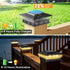 4x4 2 16 4x4 3.5x3.5 btfarm Solar Post Cap Lights Outdoor, Color Modes LED Fence Post Lights Fit Wooden/Vinyl, Bright