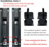 Generator Anti Vibration Rubber Mount for 2000w-4750w Generators, Compatible with Champion Firman Predator (4 Pcs)