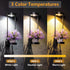 3 1pc) Solar Wall Light with Plant Stands, Wireless Outdoor Fence Light with color, Metal Hanging Plant Holder