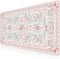 iCasso Pink Desk Mat for Desktop,Cute Desk Pad for Women,Girly Bow Mouse Pad