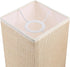 E27 Bulb Amosfun Square Fabric Lampshade Replacement Linen Lamp Cover for Bedside Table Lamp Floor Lamp Shade, Suitable