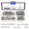 Swpeet 150Pcs Compression Springs Assortment Kit, Mini Stainless Steel Extension Springs for Home Repairs, 0.39" to