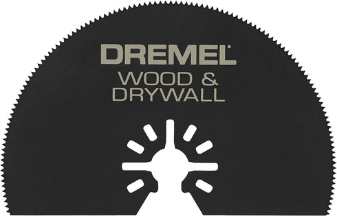 Dremel MM450 Multi-Max Half Moon Oscillating Saw Blade, Black - Oscillating Tool Accessory for Cutting Wood and Drywall