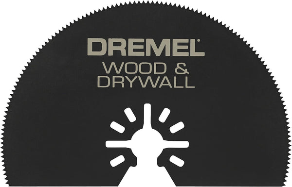 Dremel MM450 Multi-Max Half Moon Oscillating Saw Blade, Black - Oscillating Tool Accessory for Cutting Wood and Drywall