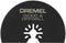 Dremel MM450 Multi-Max Half Moon Oscillating Saw Blade, Black - Oscillating Tool Accessory for Cutting Wood and Drywall