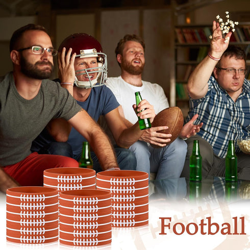 Qilery 48 Pcs Sports Party Favors Set, Ballpoint Pens and Bracelets for Team Party Supplies