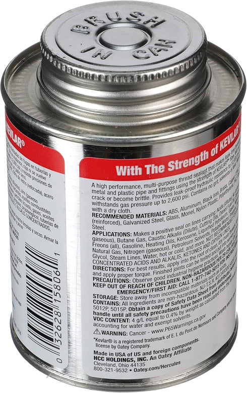 Hercules 15806 Megaloc Multi-Purpose Thread Sealant, Can, Blue, Liquid Paste, 8 oz./236 ml/1/2 Pint, 8 Fl Oz by Hercules