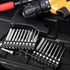 MulWark Hex Head Allen Wrench Drill Bit Set, 20PC (10pc Metric & 10pc SAE), 2.3" Long
