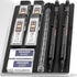 Nicpro 0.5 mm & 0.7 mm Mechanical Pencil Set with Case, MP2000 Metal Artist Pencil with 4 Tube HB 2B Lead Refills